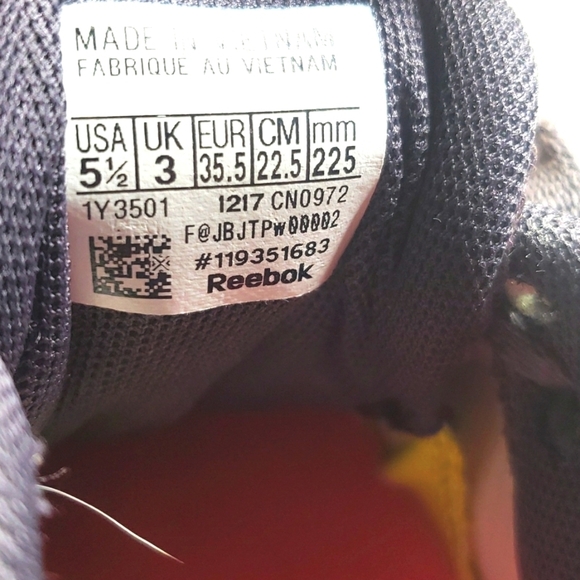 Reebok ROS Workout TR 2.0 Cross Trainer Smoky Volcano/White/Pink 5.5 - Picture 9 of 15